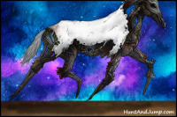 Horse Color:Gray Bay Tobiano Frame 