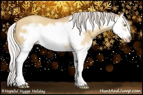 Horse Color:Silver Amber Champagne Dun Splash Frame 