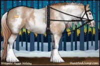 Horse Color:White Spotted Red Dun Roan 