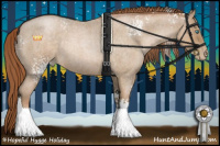 Horse Color:White Spotted Smoky Blue Roan Pearl 