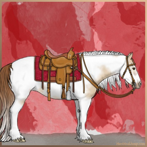 Horse Color:Red Dun Tobiano Frame 