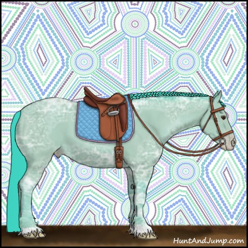 Horse Color:Watercolor Classic Champagne Ice 