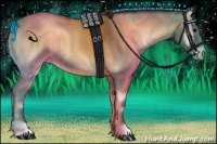 Horse Color:Smoky Blue Onyx Roan