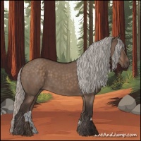 Horse Color:Silver Brown Dun