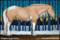 Horse Color:Silver Bay Pearl Tobiano 