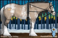 Horse Color:White Spotted Brown Dun Splash Tobiano 