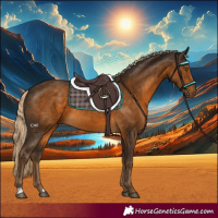 Horse Color:Chocolate Palomino 