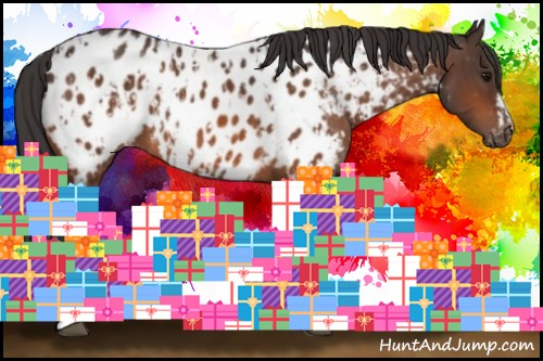 Horse Color:Bay Appaloosa and Bay Appaloosa