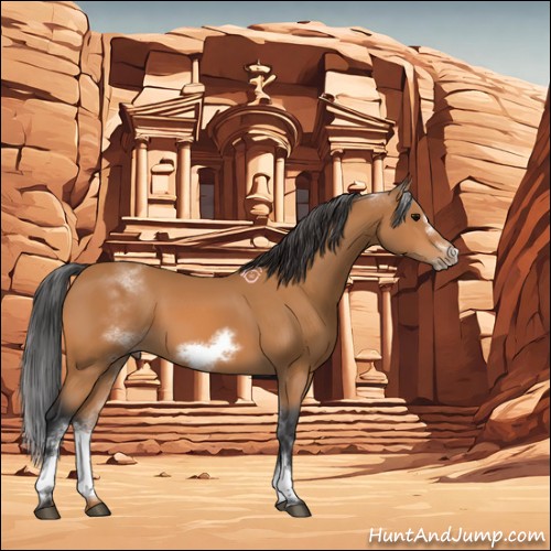 Horse Color:White Spotted Bay Sabino Frame 