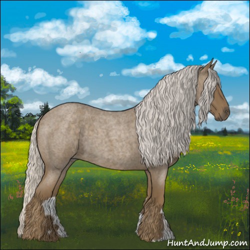 Horse Color:Silver Smoky Blue Roan 