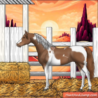 Horse Color:Chestnut Tobiano 