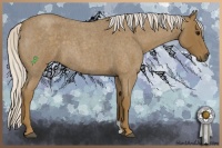 Horse Color:Silver Smoky Blue Roan