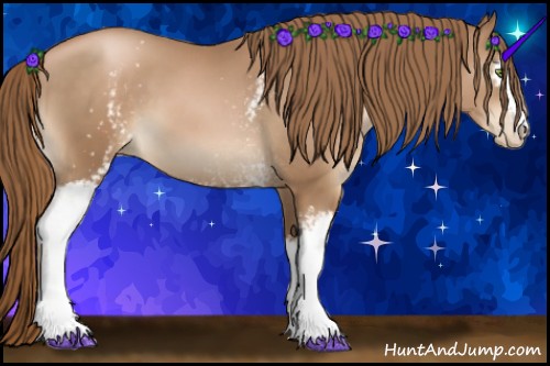Horse Color:White Spotted Liver Chestnut Pearl Sabino 