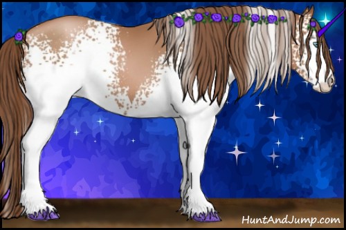 Horse Color:White Spotted Bay Pearl 