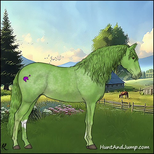 Horse Color:Watercolor Chestnut 