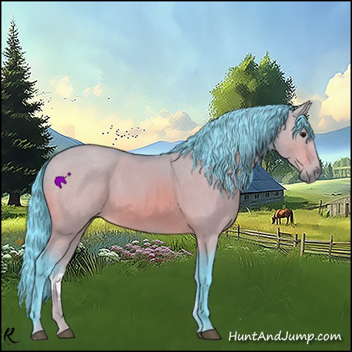 Horse Color:Watercolor Bay Dun 