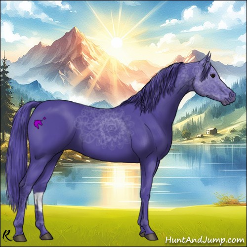 Horse Color:Watercolor Black 