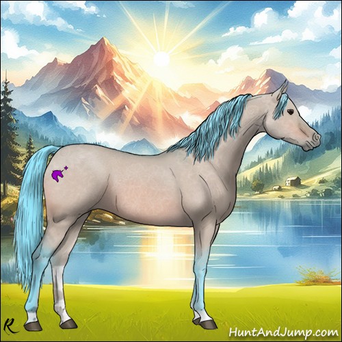 Horse Color:Watercolor Bay Dun