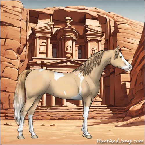 Horse Color:Gold Champagne Splash Tobiano