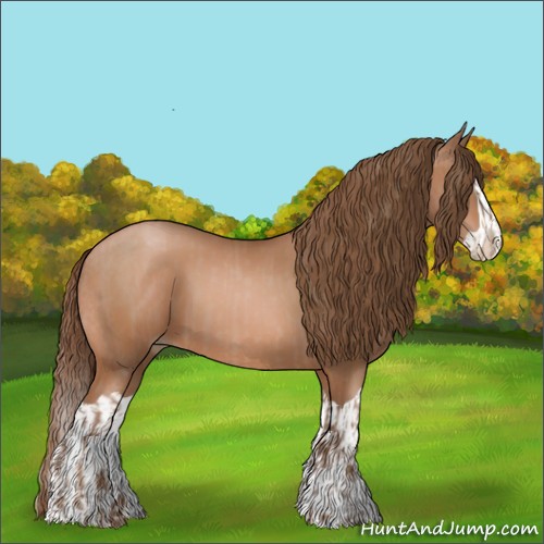 Horse Color:Bay Pearl and Bay Pearl Splash
