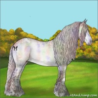 Horse Color:Nacre Chocolate Silver Bay Chinchilla Ice 