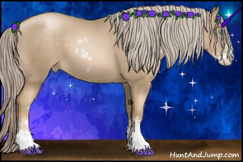 Horse Color:Chocolate Palomino Pearl Sabino 