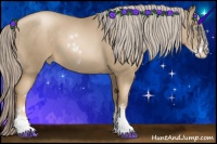 Horse Color:Chocolate Palomino Pearl Sabino 