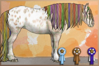 Horse Color:Painted Plaid  Brown Ice Pearl Sabino Appaloosa 