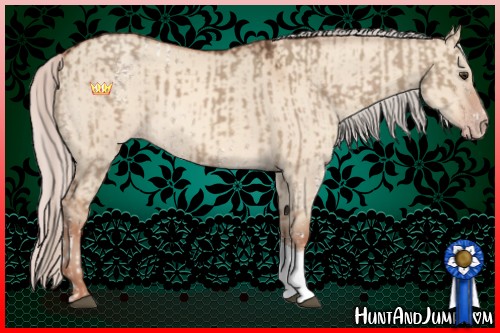 Horse Color:White Spotted Silver Brown Dun Tobiano and Silver Sable Champagne Dun Tobiano