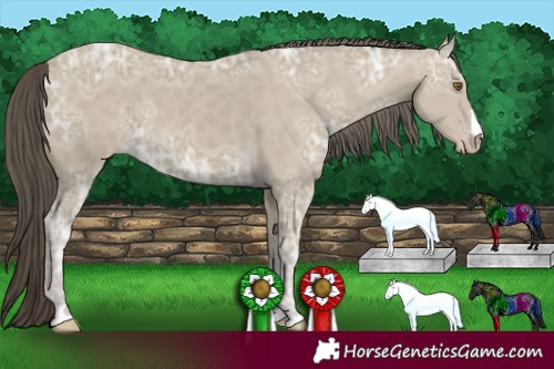 Horse Color:Classic Cream Champagne Ice 