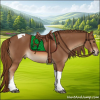 Horse Color:Chestnut Tobiano Rabicano