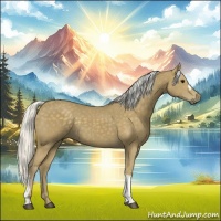 Horse Color:Silver Smoky Black 