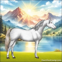 Horse Color:Gray White Spotted Liver Chestnut 