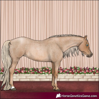 Horse Color:Gray Red Roan Snowdrop Pearl