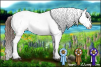 Horse Color:Brown Roan Blanket 