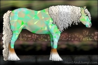 Horse Color:Palomino Sabino Tobiano