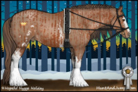 Horse Color:White Spotted Brown and White Spotted Black Pearl