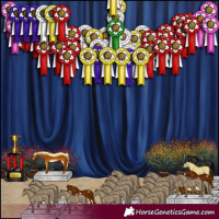 Horse Color:Smoky Black Pearl Sabino 