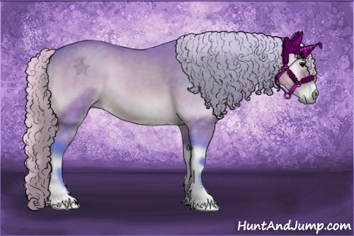 Horse Color:Watercolor Silver Brown Onyx Sabino
