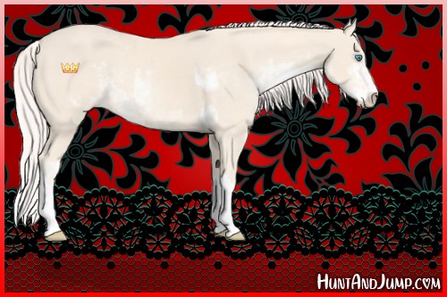 Horse Color:Cremello Sabino  and Cremello Sabino 