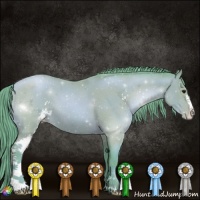 Horse Color:Watercolor Black Pearl Sabino 