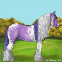 Horse Color:Watercolor Grullo Tobiano 