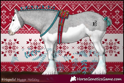 Horse Color:Platinum Brown Splash Varnish