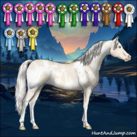 Horse Color:White Spotted Cremello Dun