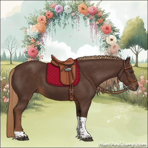 Horse Color:Liver Chestnut Tobiano 