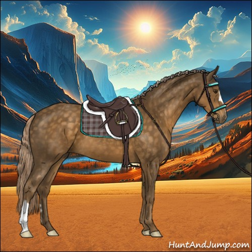 Horse Color:Chocolate Palomino 