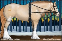 Horse Color:White Spotted Smoky Black Pearl Rabicano 