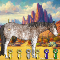 Horse Color:White Spotted Buckskin
