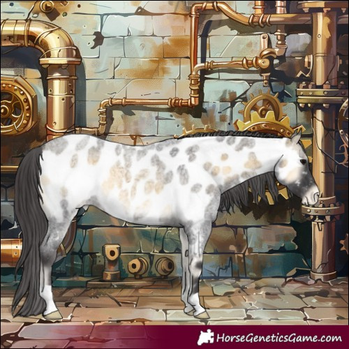 Horse Color:Buckskin Roan Onyx Appaloosa 