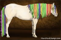 Horse Color:Painted Buckskin Pearl Sabino 
